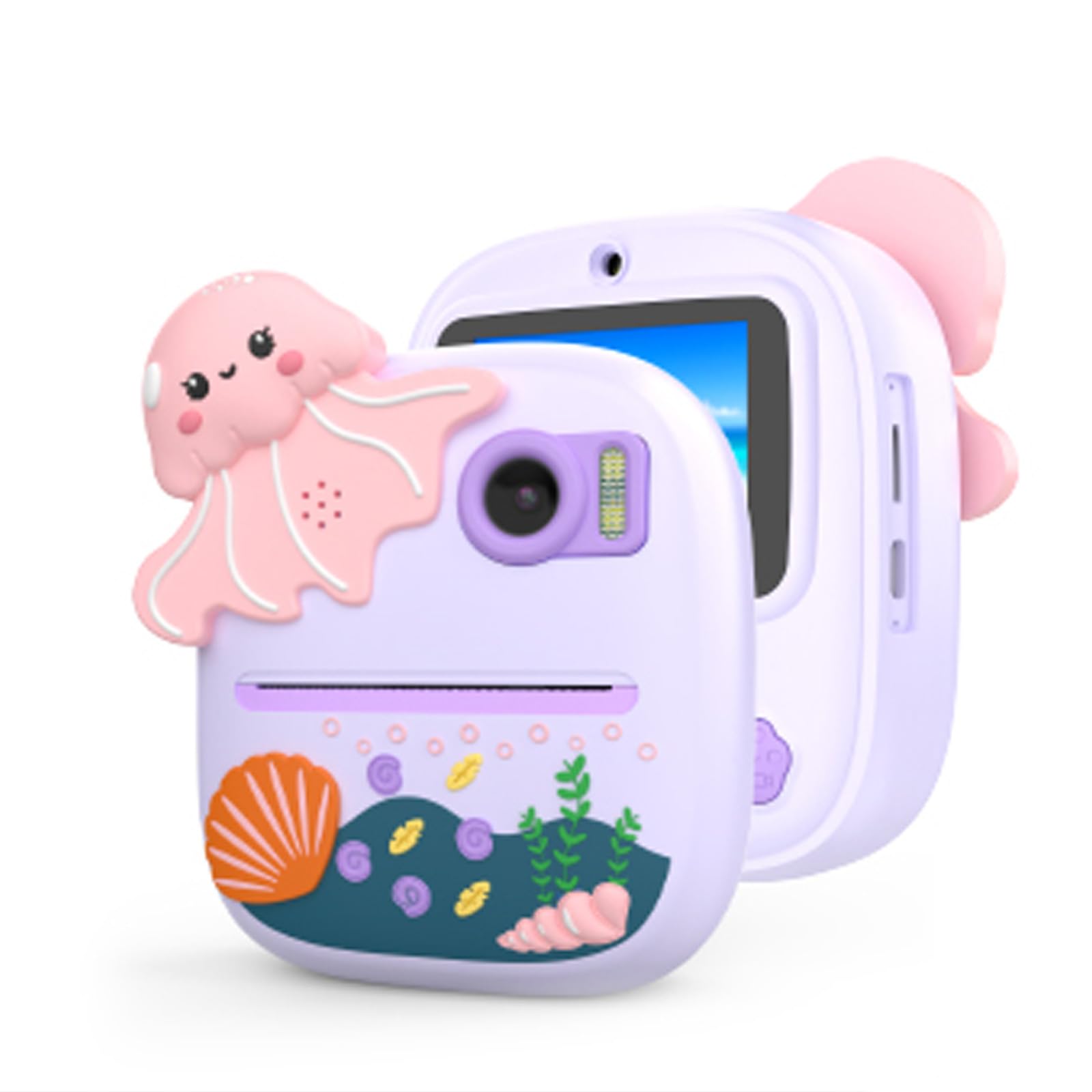 Bambini Macchina Fotografica Digitale Stampa Per Bambini Macchina Fotografica Stampa Video Giocattolo Stampa 1080P Video Temperatura Bambini Resistente