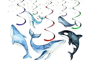 Whales Streamers: Ocean's Symphony for a Whale of a Good Time