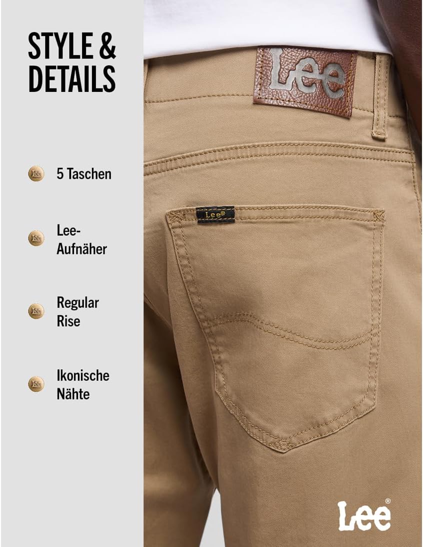 Lee Herren Straight Fit Xm Jeans 36W / 30L Cougar