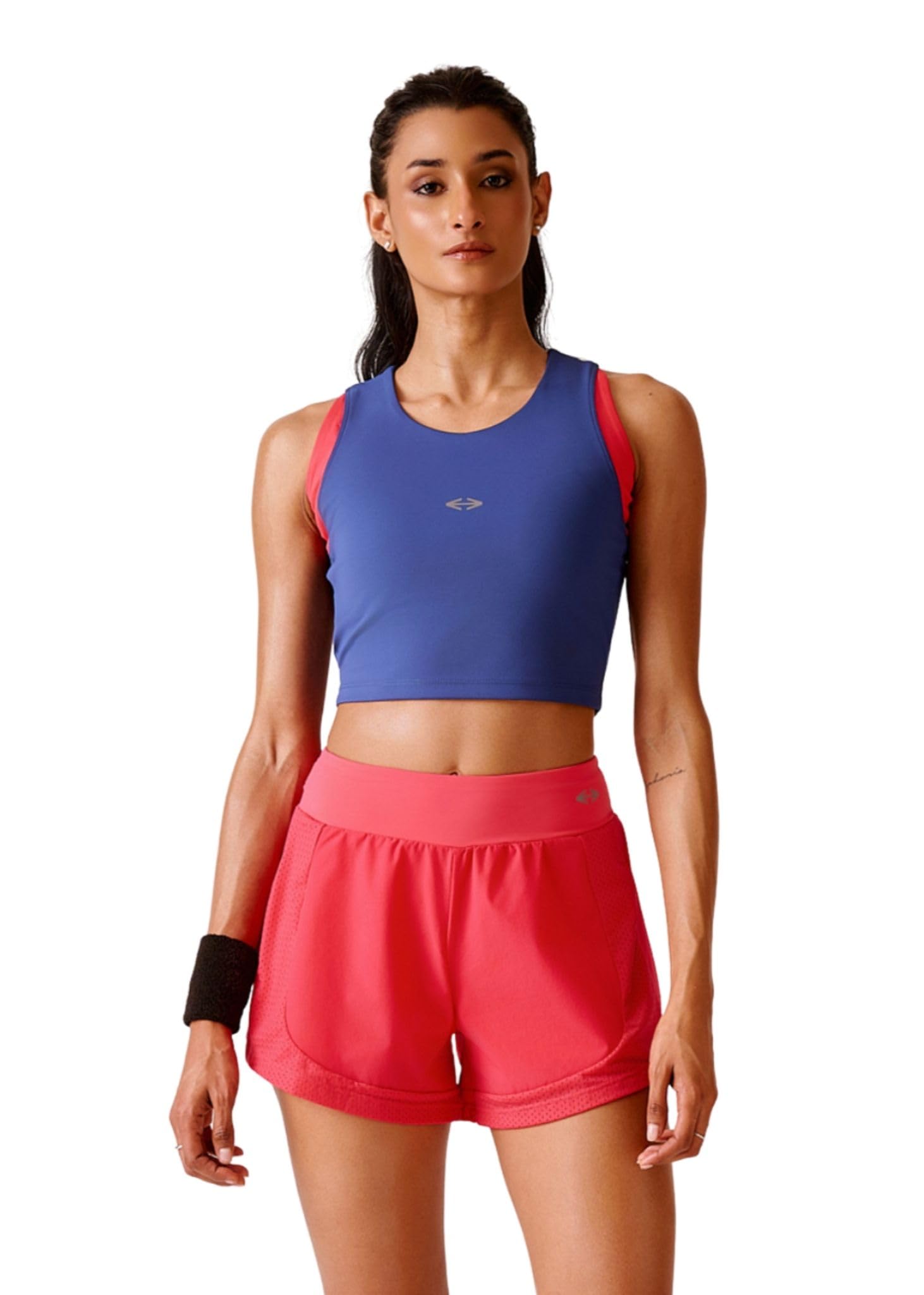strch Nylon Womens Power Training Sports Bra | Sports Bra | Navy Blue | M-picture-10
