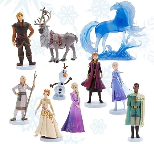 Naamah Calixta 10Pcs/Set Frozen Ii Elsa Anna Princess Olaf Pvc Action Figure Cake Toppers Girls Birthday Party Cake Decorating Figure Toys Figure Dolls Model Toy For Children Gift #TOP1