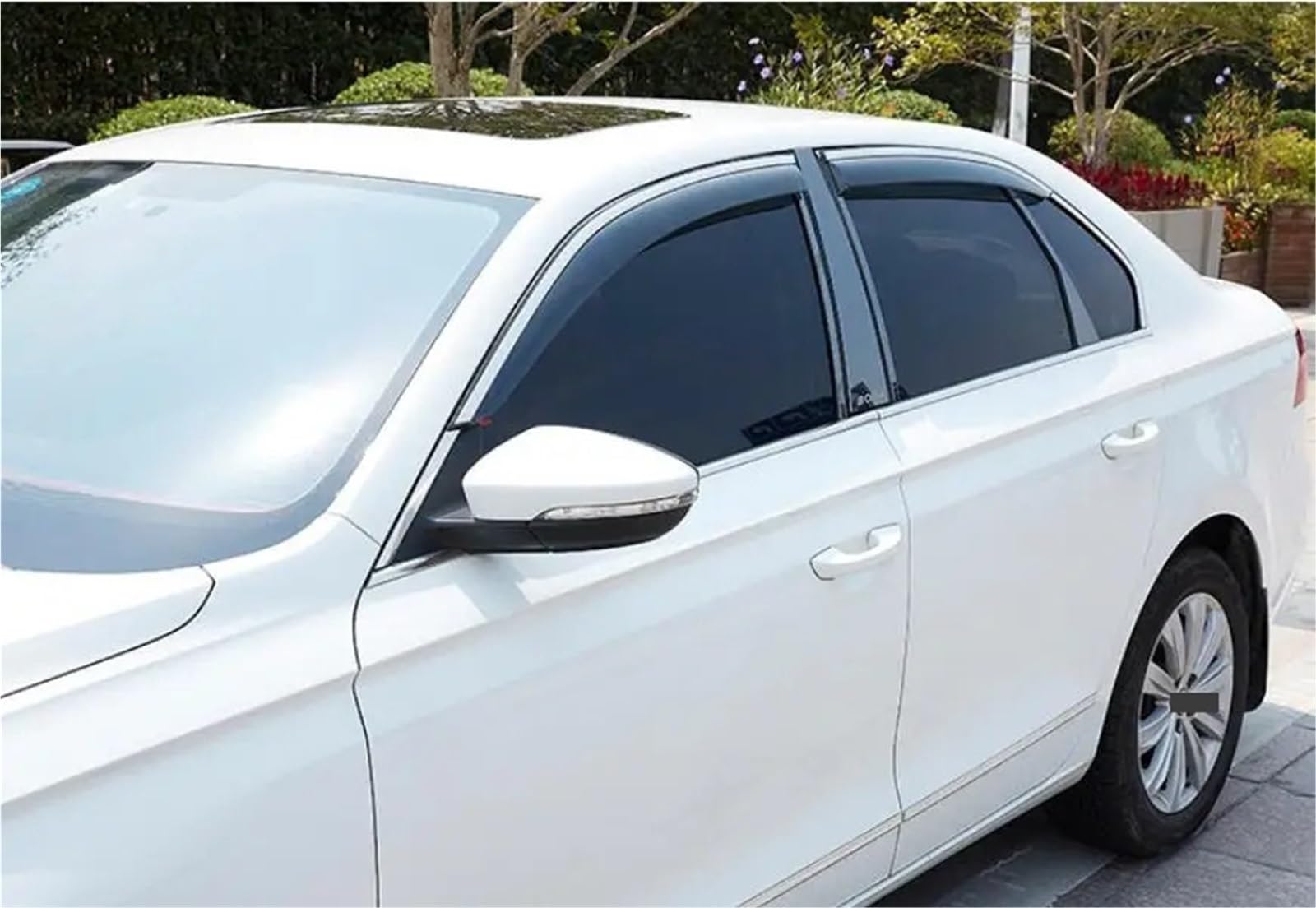 Window Visor Side Window Deflector Weather Shield Car Accessories Awnings Shelters Compatible with Jetour X50 2024 — view 5