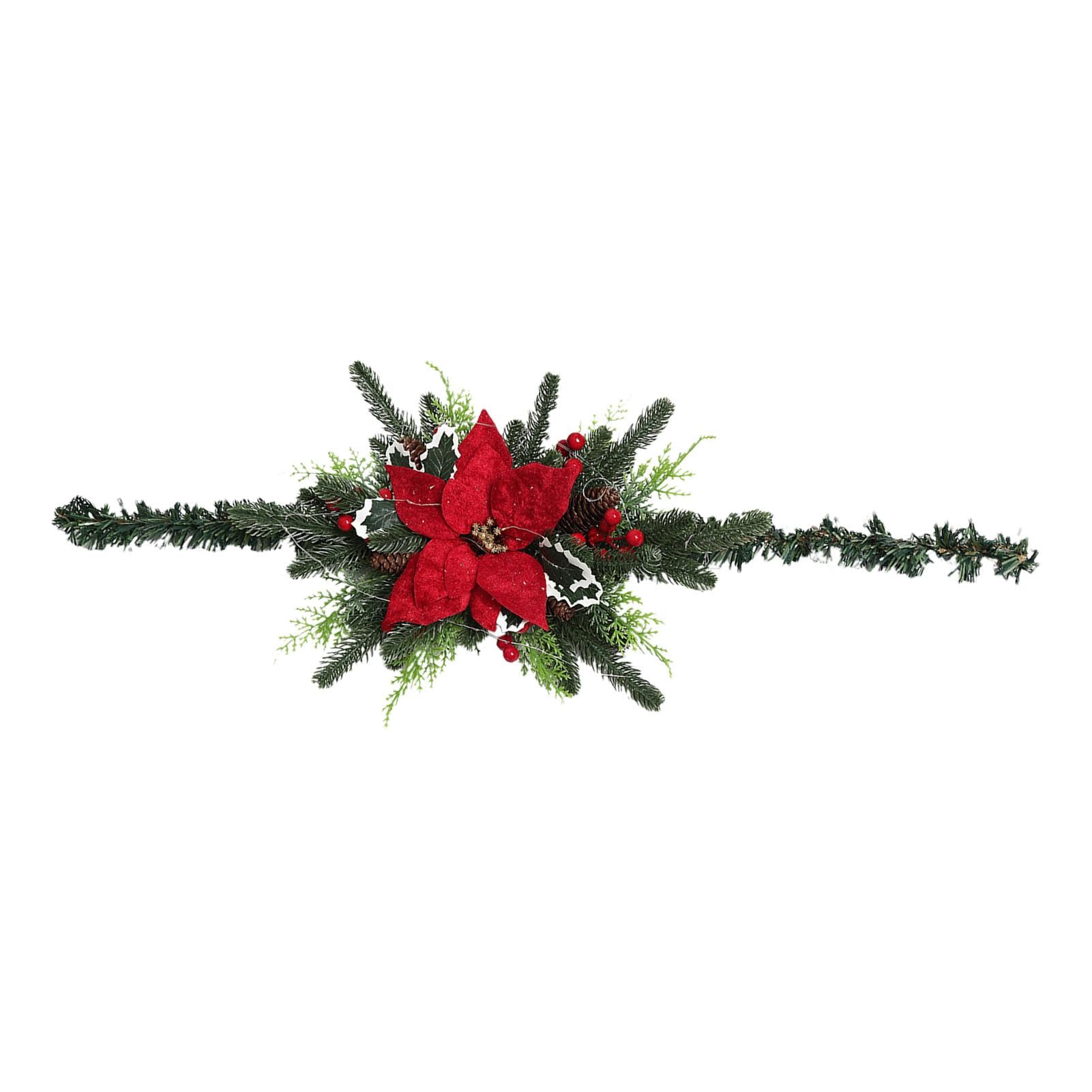 Noël swag de boîte aux lettres illuminé pour illuminer vos hivers