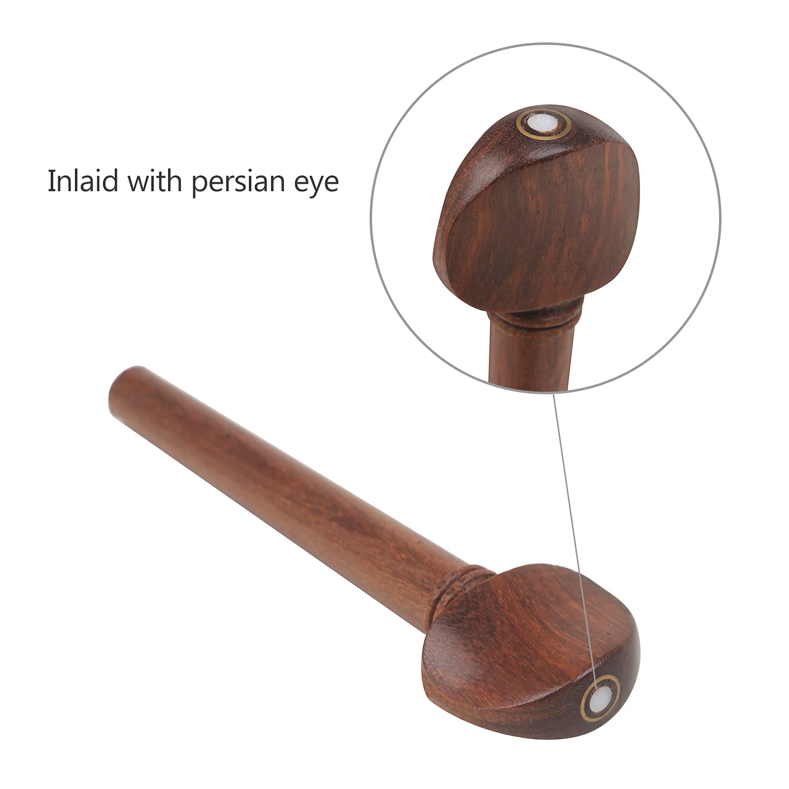12 pièces OUD chevilles,OUD Pegs Piquets en acajou avec œillets persans Set pour Oud 12pcs