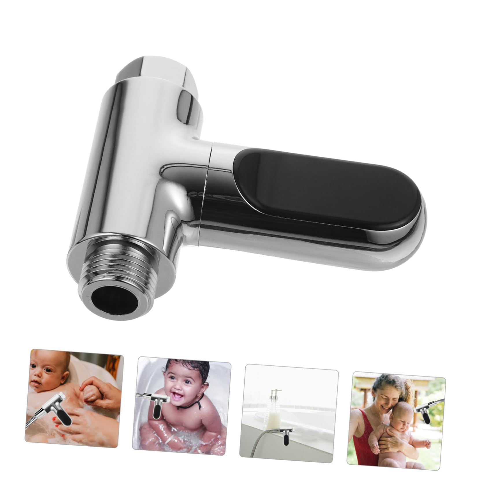 Medidor De Del Agua Termómetro De Ducha Digital Led Sin Pilas Para Shower Pantalla De Visible y Precisa Baño