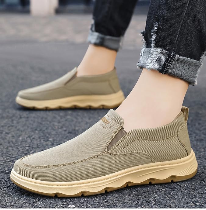 Men's Slip on Loafers Lightweight Casual Shoes Comfortable Boat Shoes Outdoor Driving Shoes2
