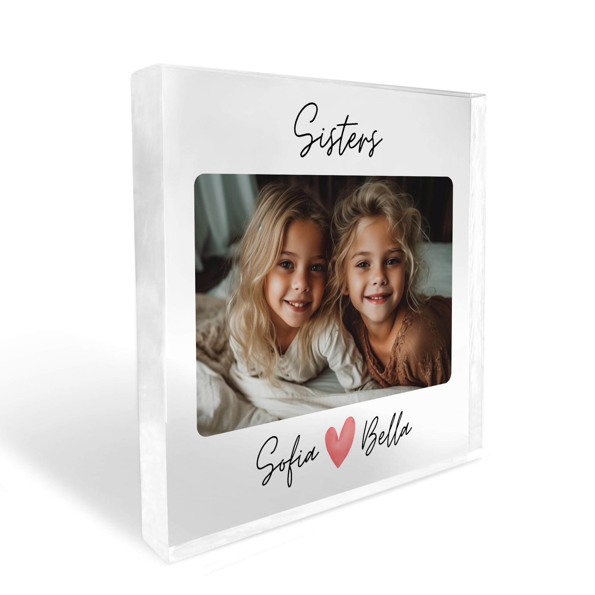 Red Ocean Personalised Sister Gifts Best Friend Plaque Friendship Gift Christmas Birthday Gift For Sister Keepsake