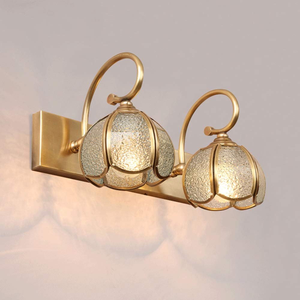 Lampe miroir style américain E14 pour salle de bain et coiffeuse