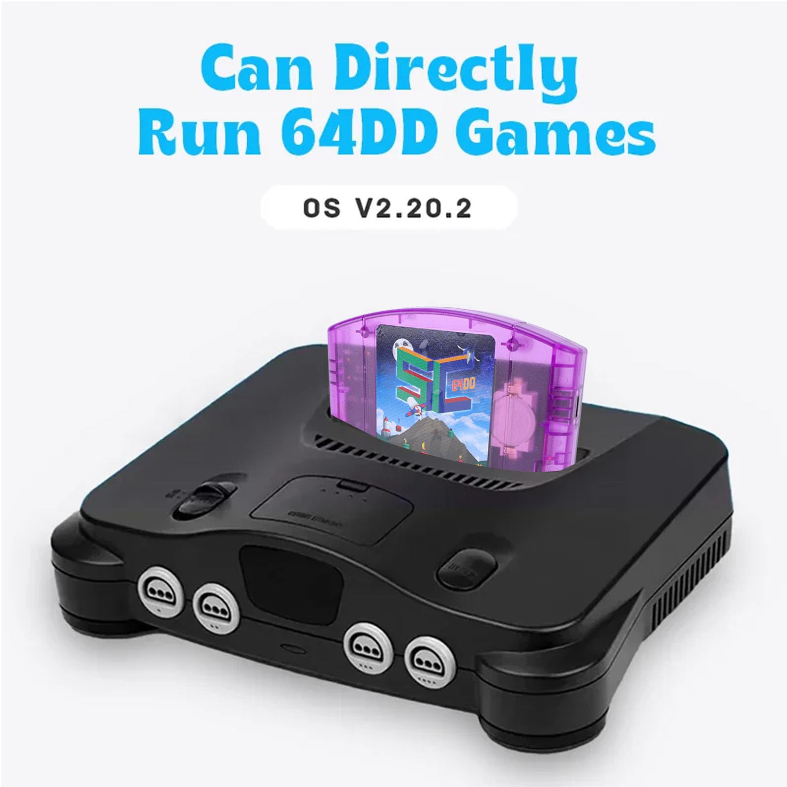 Dioche per Retro Fit Lettura Rapida di Cartucce di Giochi Open Source Compatibili con 64DD - per l'esperienza N64, Che Supporta Perfettamente i Giochi Retro! (#2)