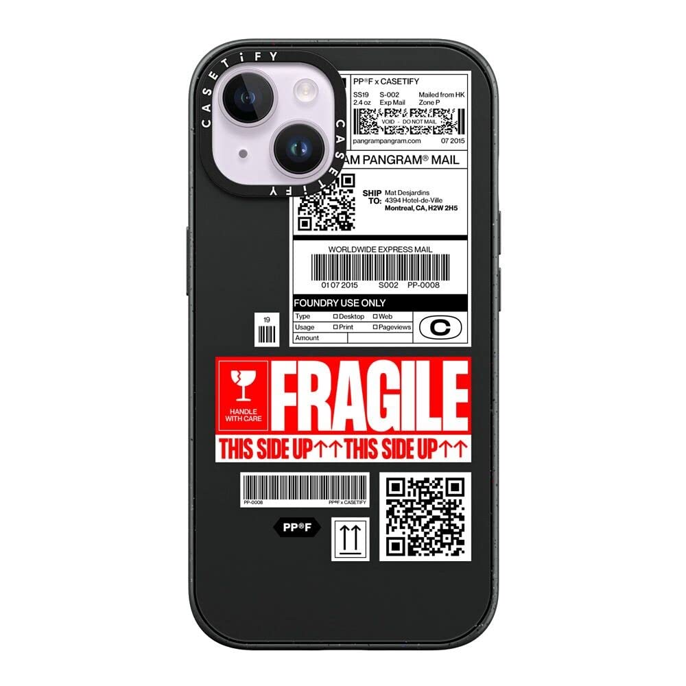 CASETiFYImpact iPhone 14 Case [4X Military Grade Drop Tested / 8.2ft Drop Protection/Compatible with Magsafe] - PP-0008 - Matte Black