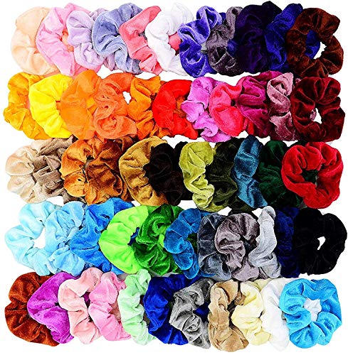 60 Pcs Silk Satin Hair