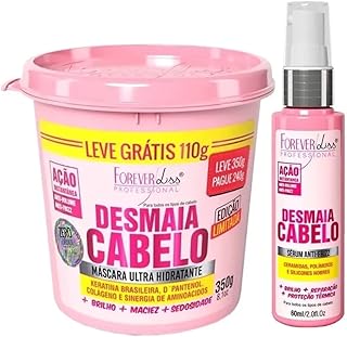 Kit Máscara Desmaia Cabelo 350g e Sérum 60ml Forever Liss