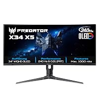 Acer Predator X34 X5bmiiphuzx - X Series - OLED-Monitor - Gaming