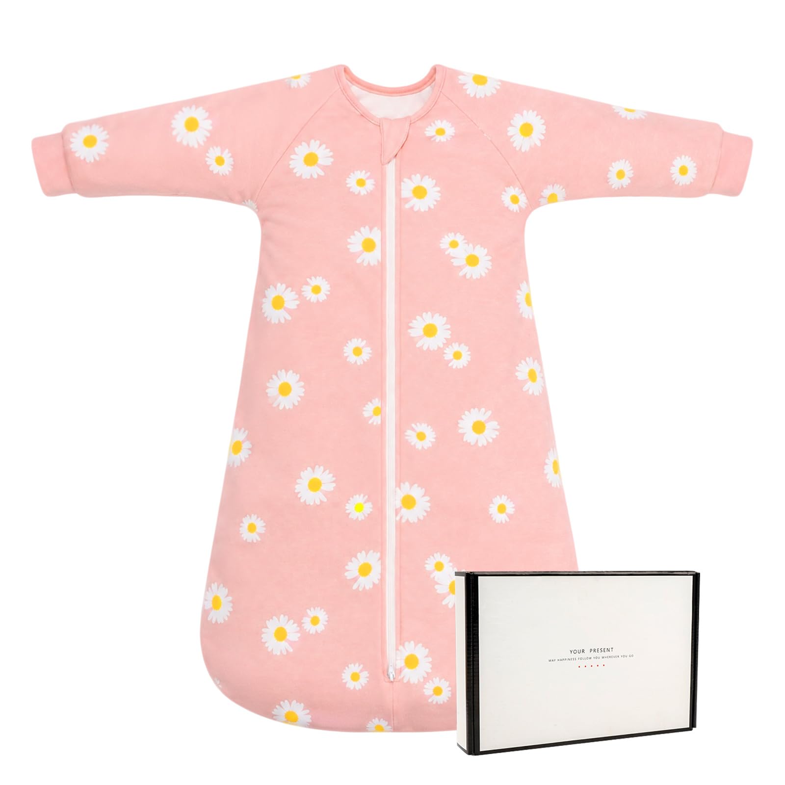 LILBESTIE 2.5 TOG Baby Sleeping Bag with Long Sleeves 0-6 Months