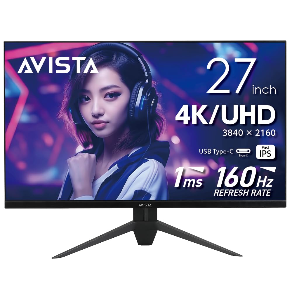 Amazon.co.jp: AVISTA ゲーミングモニター 27インチ 液晶 4K UHD Fast 