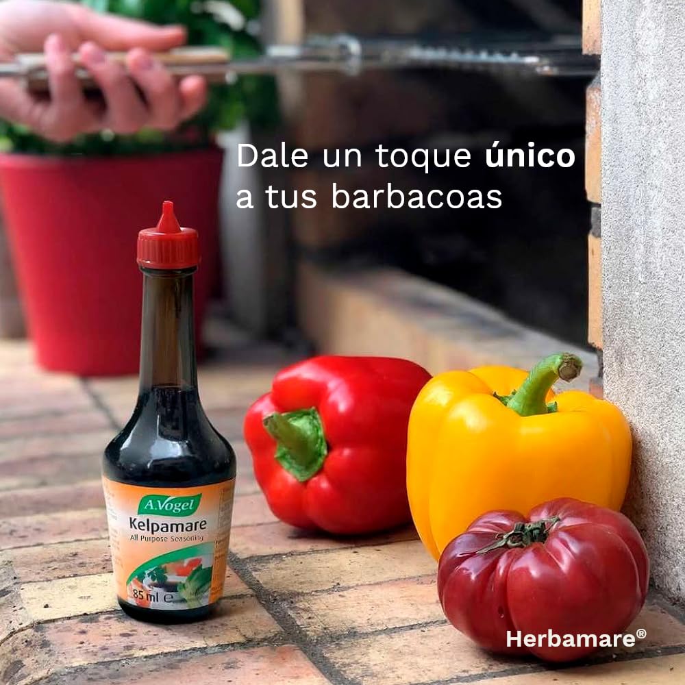 A.Vogel Kelpamare Salsa de Soja con Vegetales y Alga Kelp Condimento Natural Suizo 85 ml