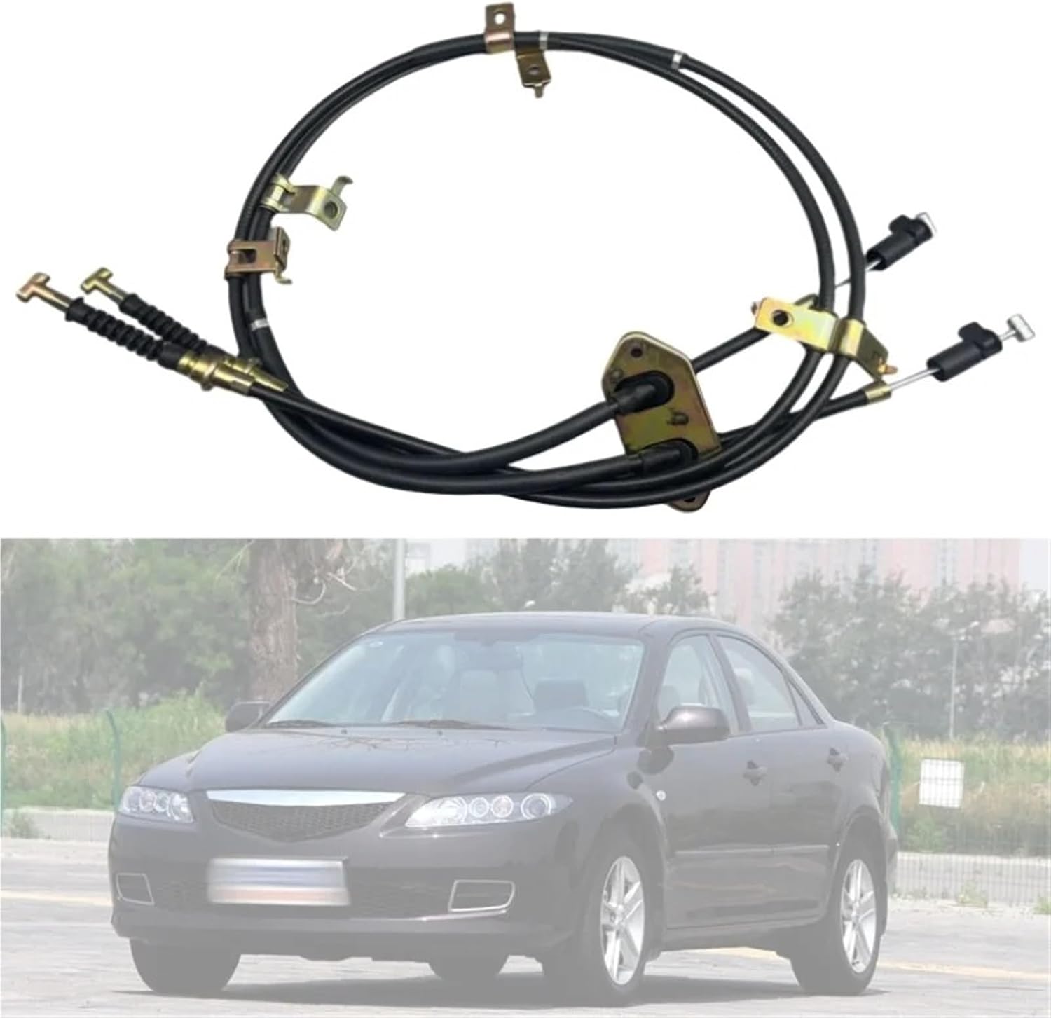 Trans Control Lever Cable Assembly For MAZDA 6 GG Sedan 2002 2003 2004 2005 2006 2007 2008 2009 2010 2011 2012-2015 Car Parking Brake Wire Hand Brake Cable
