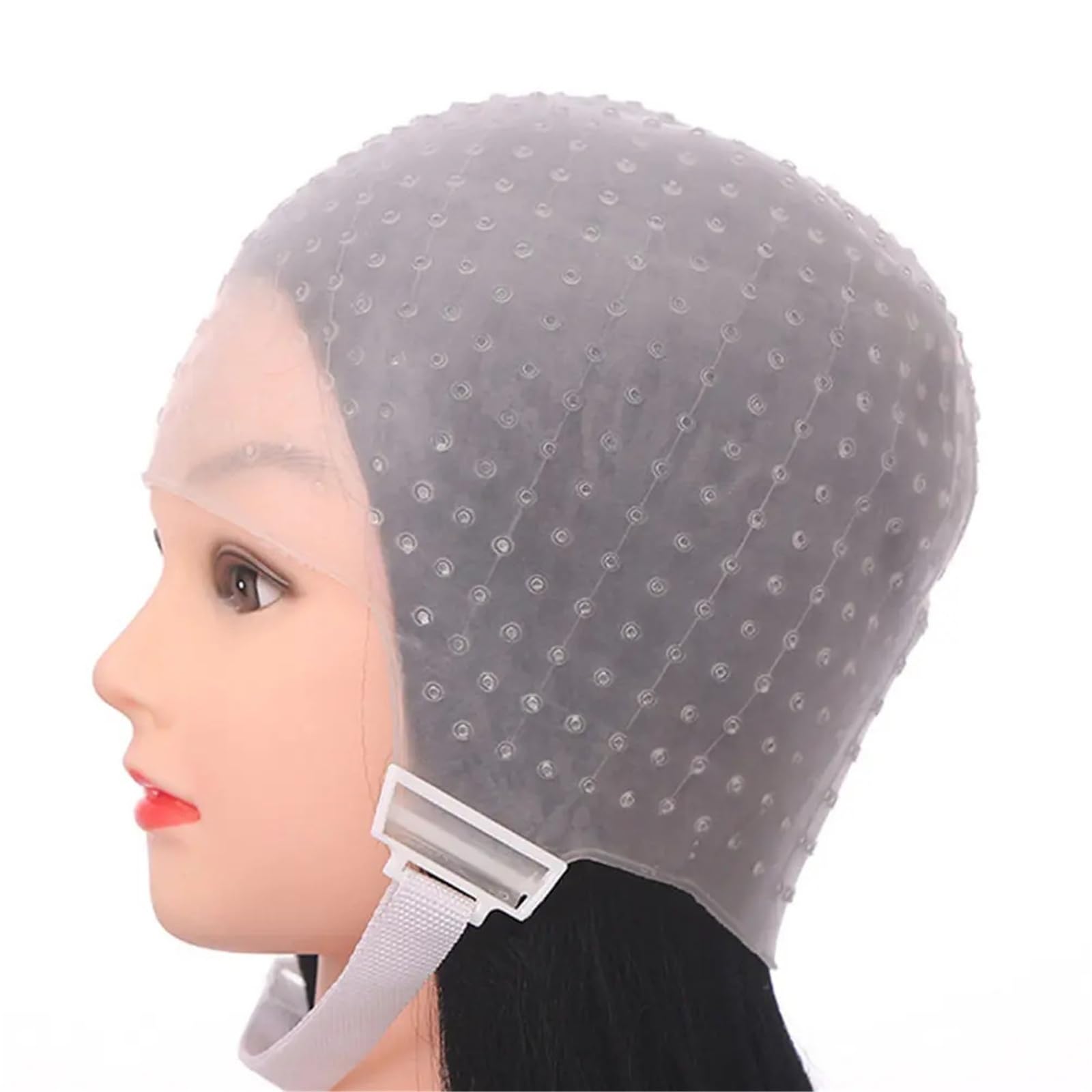 Gorro Mechas 2 juegos de gorro silicona for teñir el cabello | Herramienta de teñido for mechas Estilo de salón Ajuste cómodo