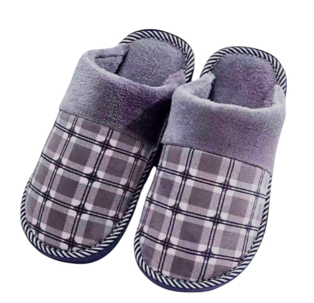 Cozy Winter Warm Slippers for Men & Women | Soft Fluffy Furry House Sliders | Anti-Slip Plush Indoor Carpet Footwear | Stylish Brown Room Slippers (Size-4 to 10, 1 Pair)-image-8