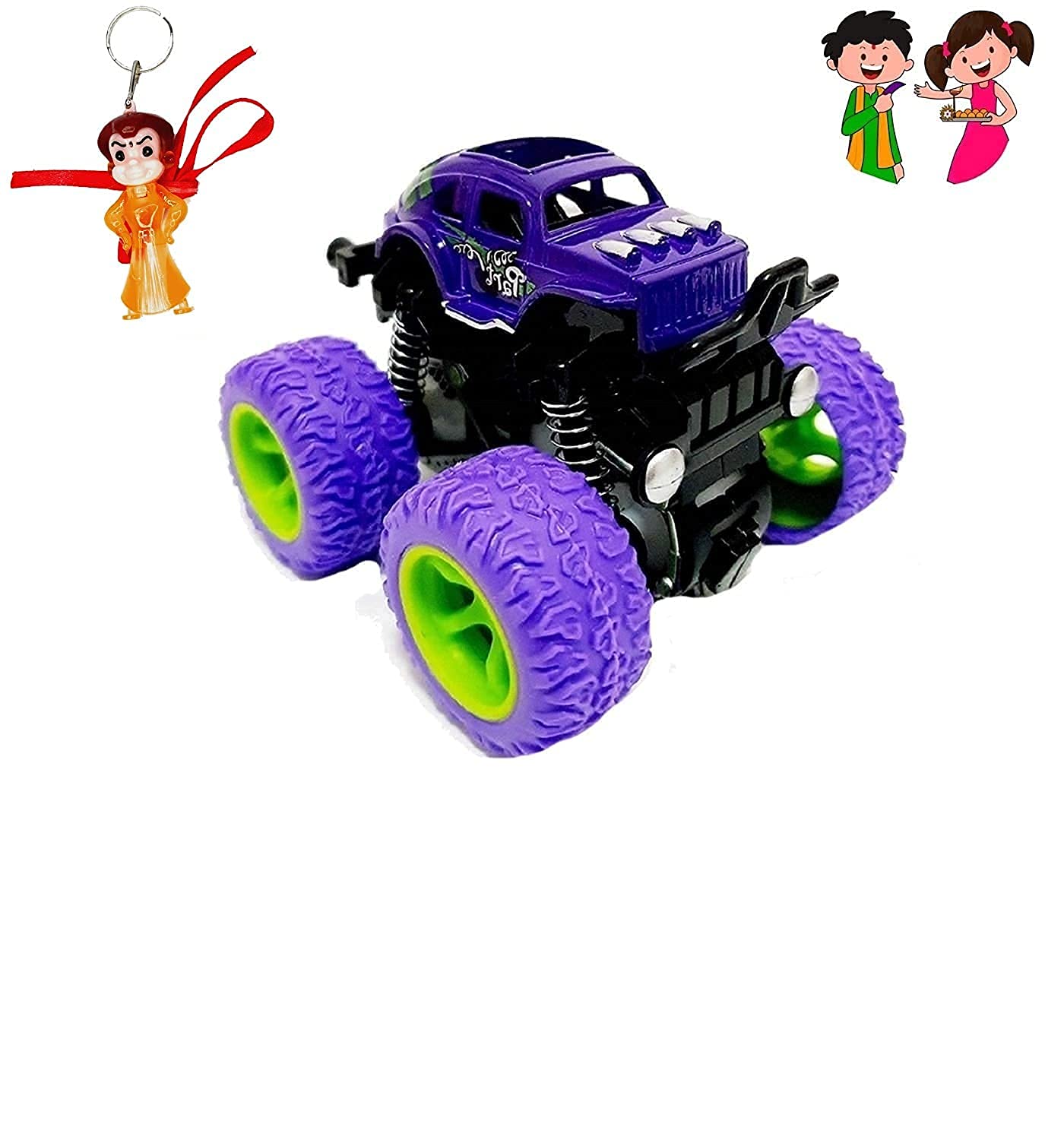 GLAN Combo of Cartoon Character Rakhi for Kids Brother with Monster Truck Toy for Kids Boys Girls Gifting Raksha Bandhan (B0B4SJ1K3L) Amazon Price History, Amazon Price Tracker