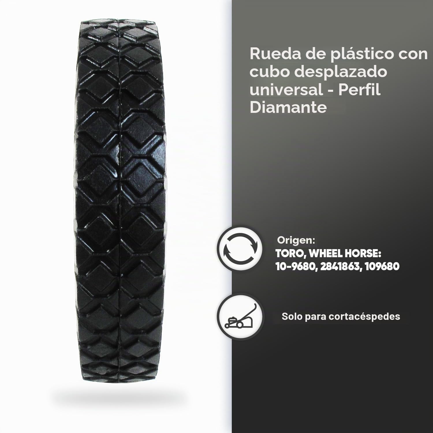 Greenstar 27910 Rueda de plástico