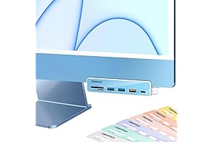 USB C Hub For iMac: 6 In 1 USB C To USB...