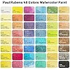 Paul Rubens Professional Watercolor Set - 24 Vibrant Ocean Colors for Seascape Painting, Artist-Grade Travel Watercolor Paints in Portable Metal Tin Box, Ideal for Artists, Beginners & Students