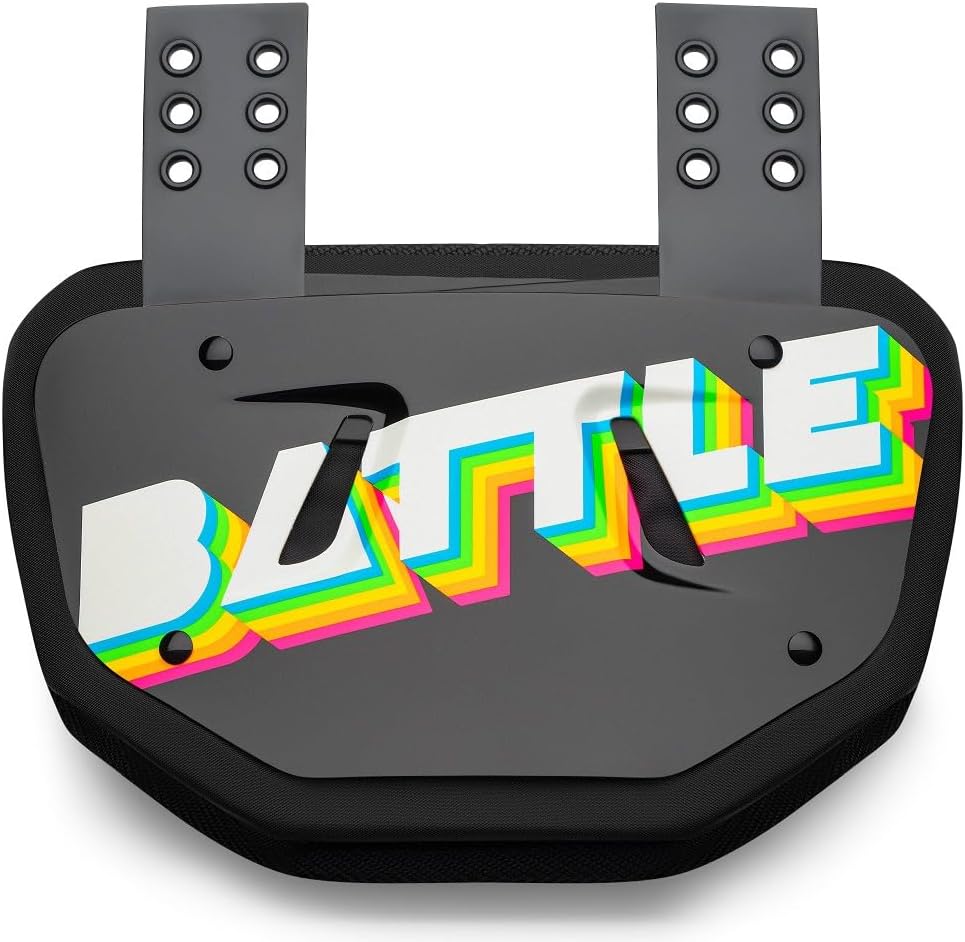 Retro Arcade Adult Football Back Plate by Battle Sports