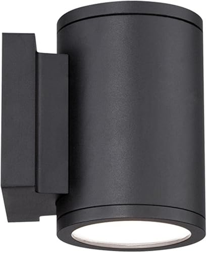 Miniatura 6 de WAC Lighting WS-W2605-BZ Tubo LED Lámpara de pared para exteriores, luz individual amigable con el cielo oscuro, 3000K, bronce