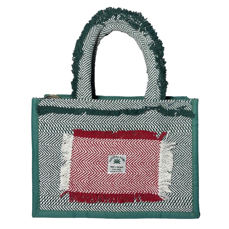 Fashmade Jute Carry Handbag For Men Women | Multi-Purpose Tote Regular Eco-Friendly Shopping Office Travel Bag (OHS GREEN) (B0CW9YCB64) Amazon Price History, Amazon Price Tracker