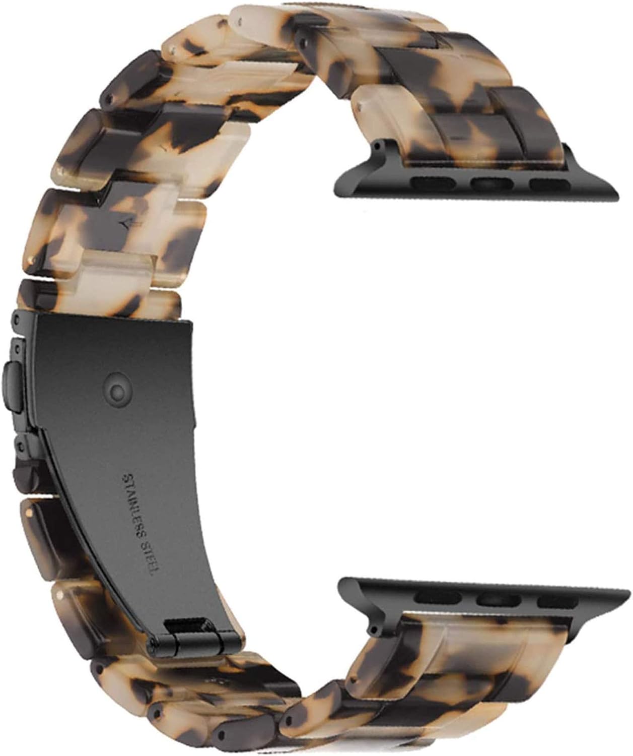 Lightweight Resin Wristband Strap for Apple Watch Band Mens Womens image 3