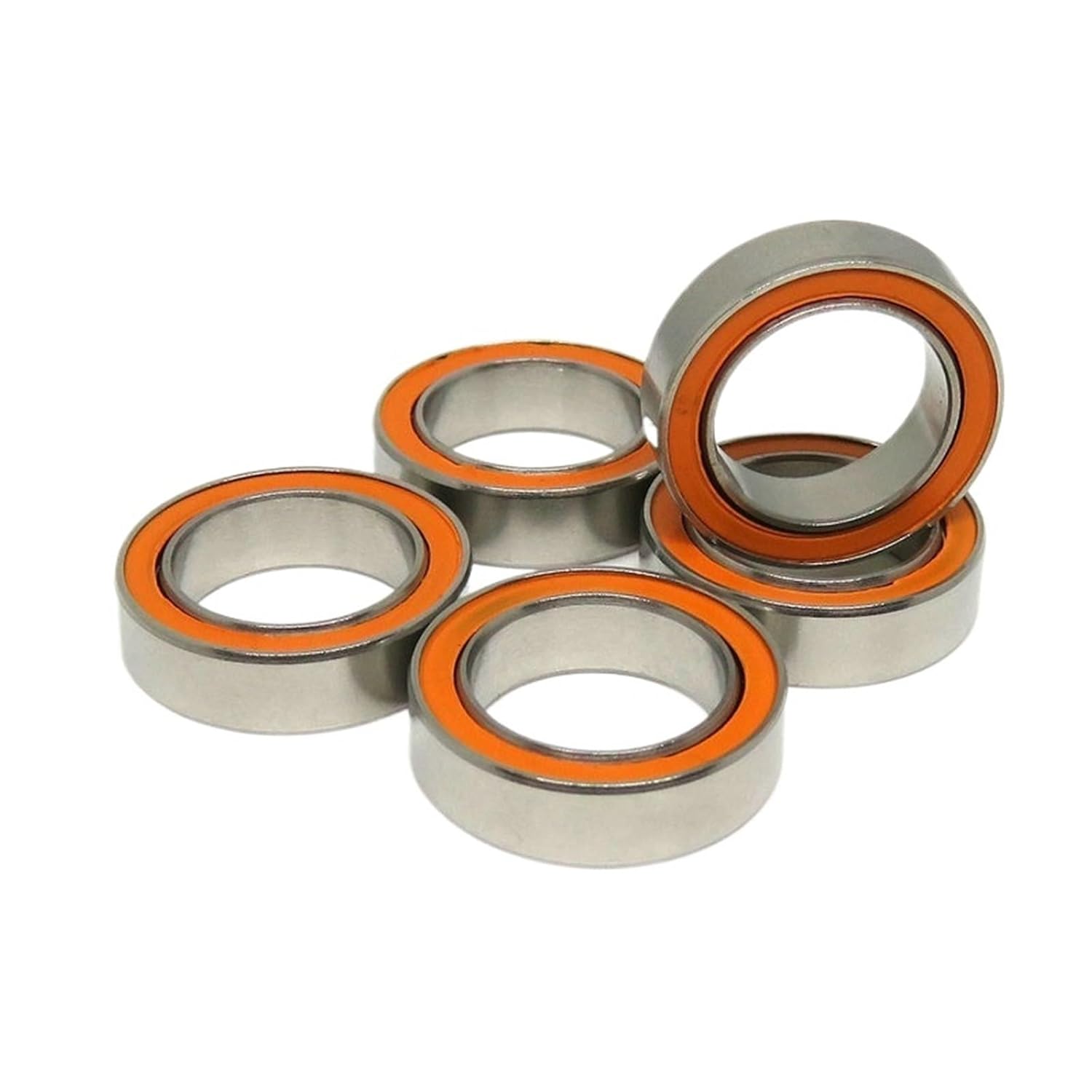 1pcs ABEC7 S61701 2RS 12x18x4 Mm Stainless Steel Hybrid Ceramic Bearing S6701 S61701 S6701C RS 2RS RedCat RC Car 12 * 18 * 4 Bearing(S696C-2OS 6x15x5mm)