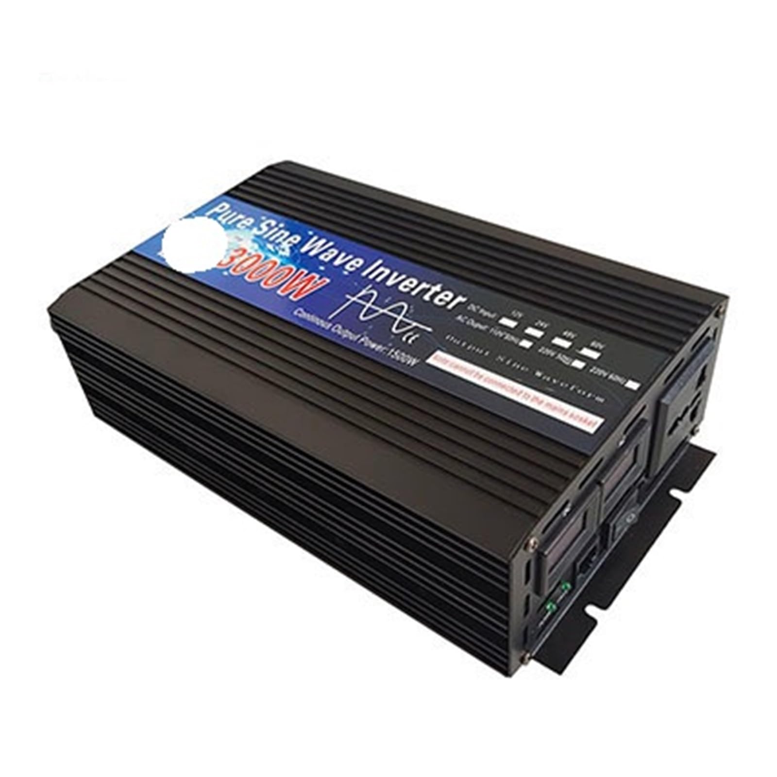 Onduleur Solaire DC12 vers AC 220 Pur Sinus 3000W : Énergie Autonome pour Van et Voyage