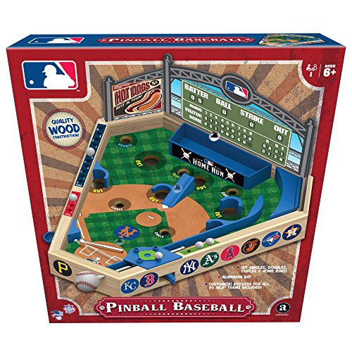 Merchant Ambassador MLB803 Mlb Wooden Pinball Baseball Game 14 X 12 X 8 Inches thumb #1