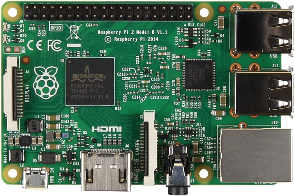 Raspberry Pi 2 Model B Desktop Quad Core CPU 900 MHz, 1 GB RAM, Linux