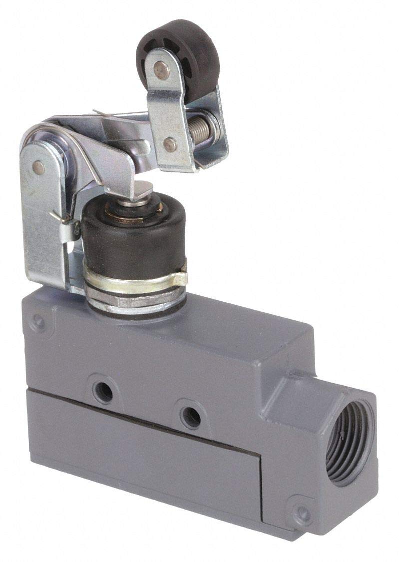 Dayton 12T921 Enclosed Limit Switch, SPDT, H, Roll Lever Motion