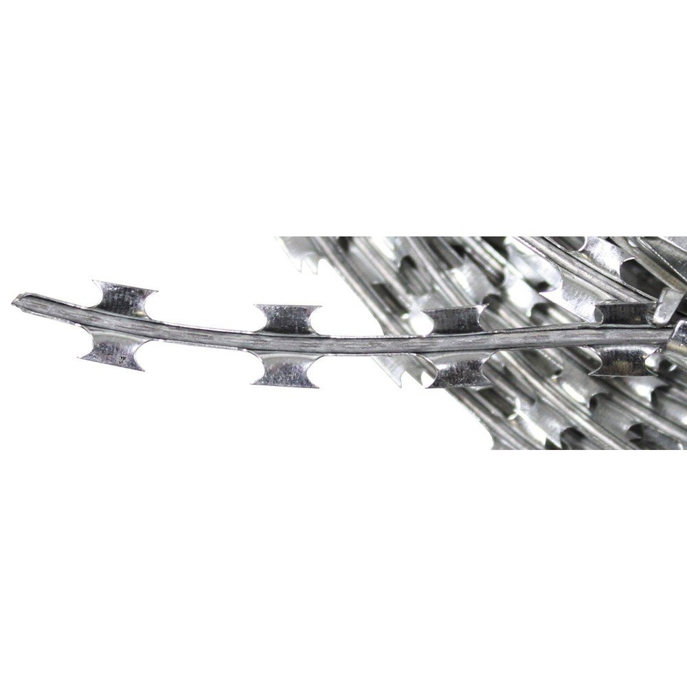 NATODraht Stacheldraht Sicherheitsdraht Klingendraht ca. 50 mtr. Ausziehlänge ca. 10 Meter