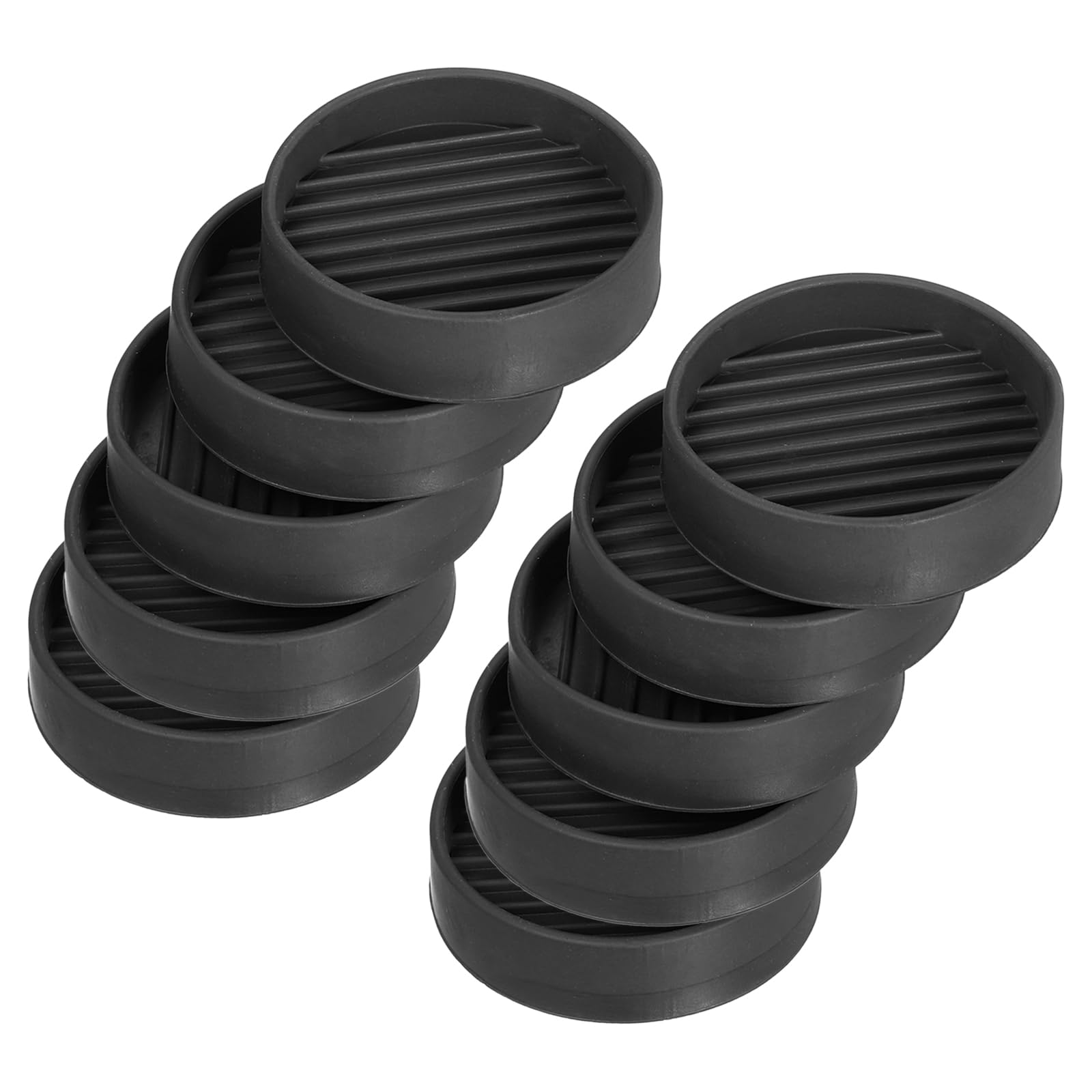 uxcell Chair Leg Floor Protectors,10Pcs 2", Rubber Round Non-Slip Furniture Pads