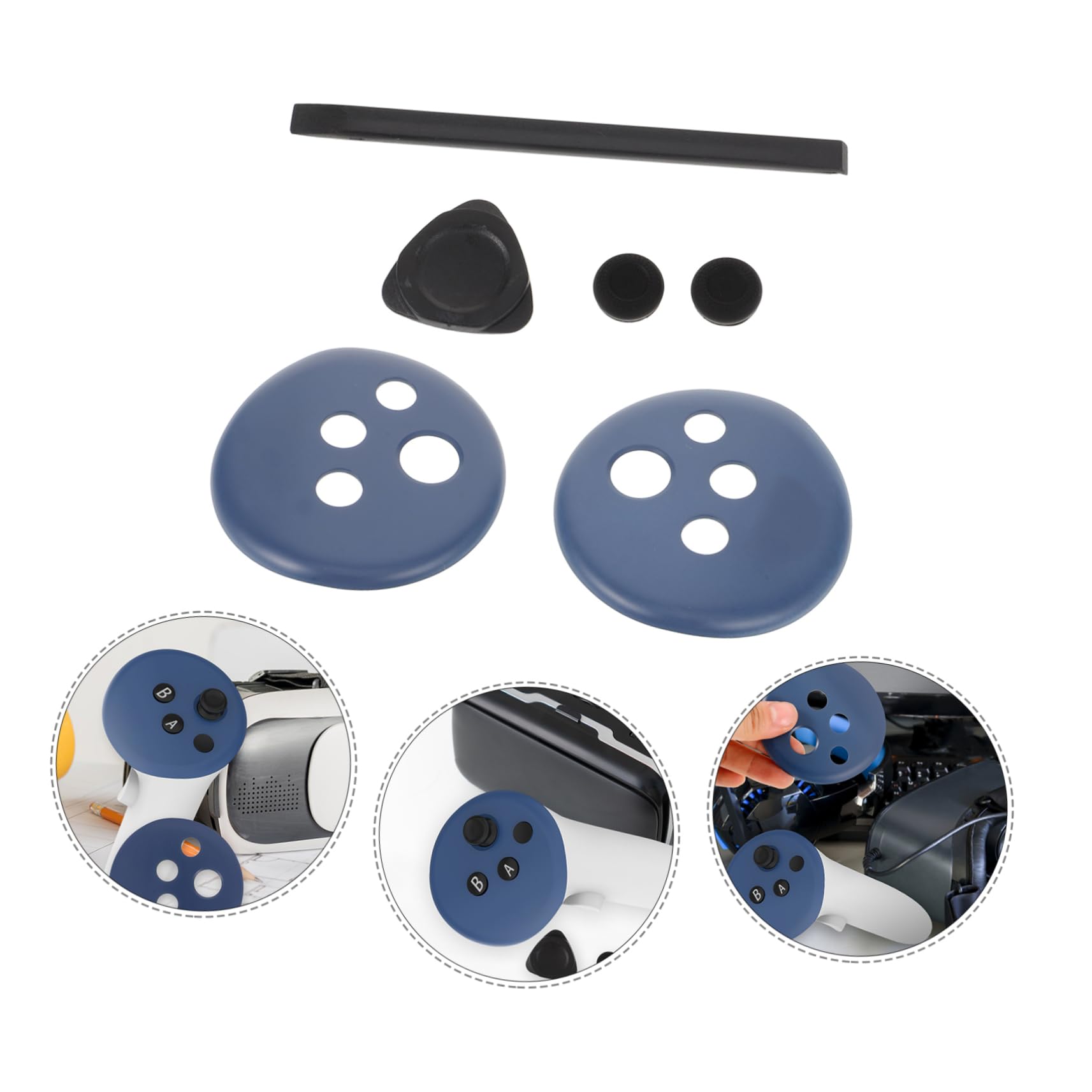Artibetter 4juegos Funda De Reemplazo para Controlador VR Protector Accesorio De Cubierta para Controlador Compatible Vibrante Estilo y Protección Gaming