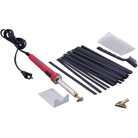 Kit Soudure Plastique 75W - Fer + 50 Tiges, Pour Réparer Pare-chocs TPO/PP