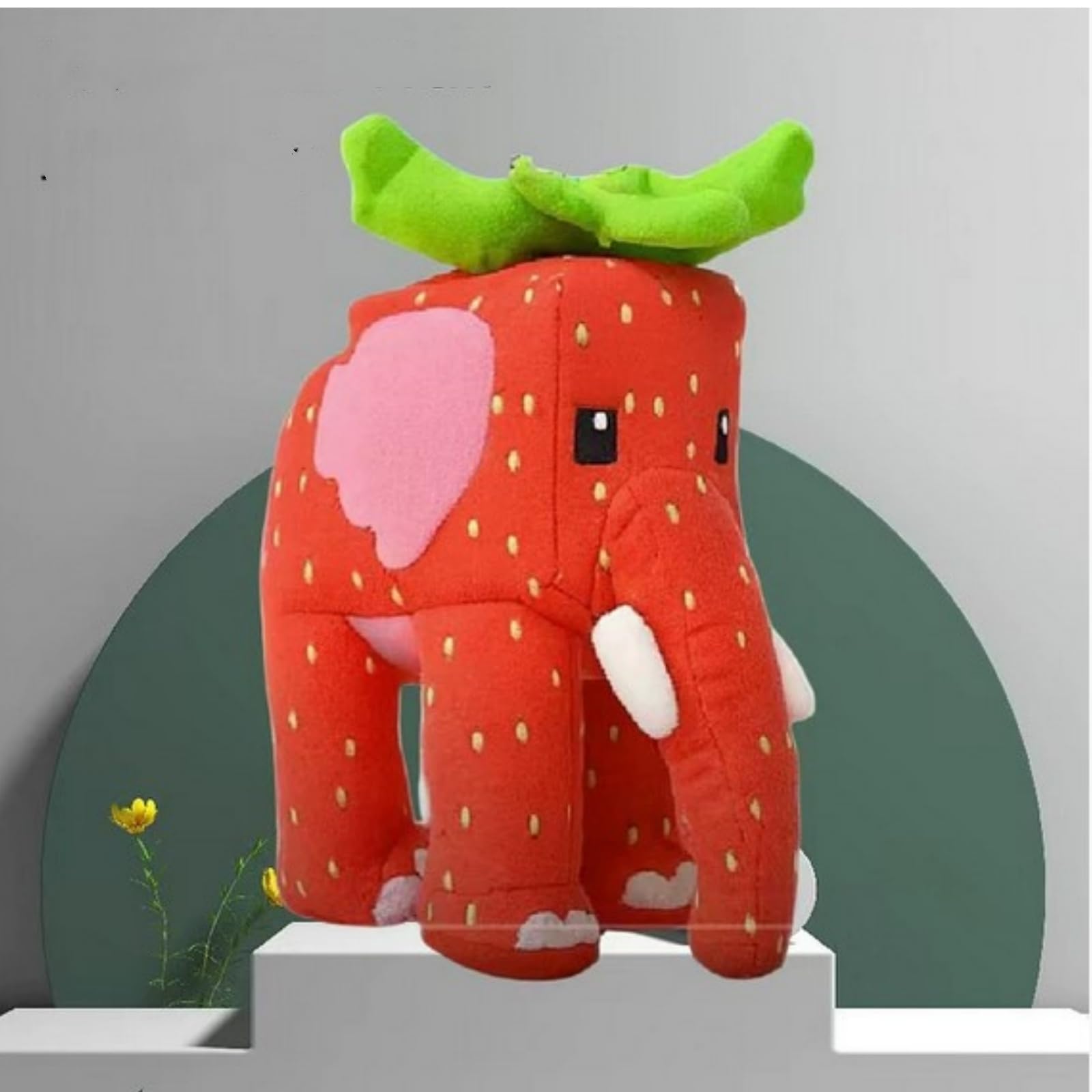 OUKEYI Steal a Brainrot Plush Strawberry Elephant Plush,Stuffed Animals Pillow Doll Gifts for Fans Home Decor for Kids & Adults - Image 2