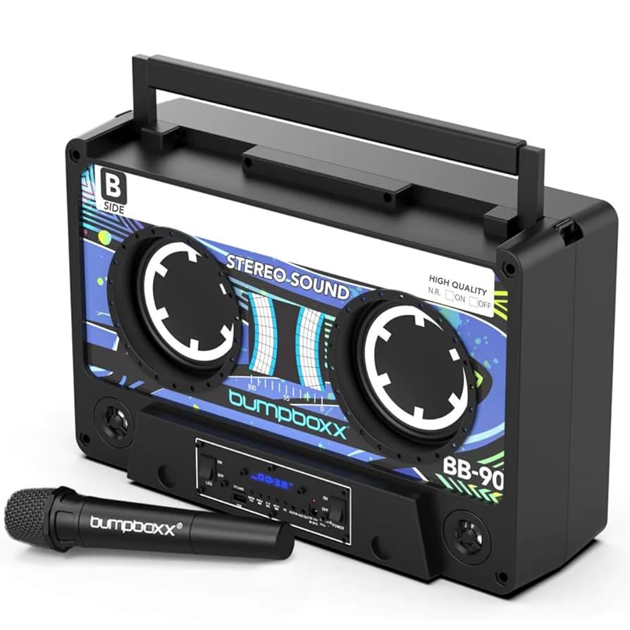 Amazon.com: Bumpboxx Remixx Retro Bluetooth Boombox