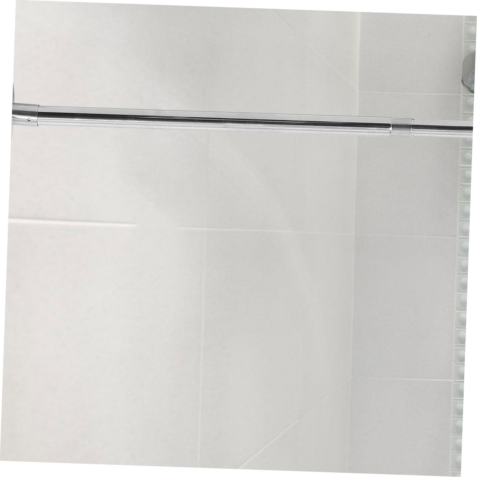 Mobestech Varilla Telescópica Curva de Inoxidable Barra de Cortina de Ducha Extensible para Esquina para Baño