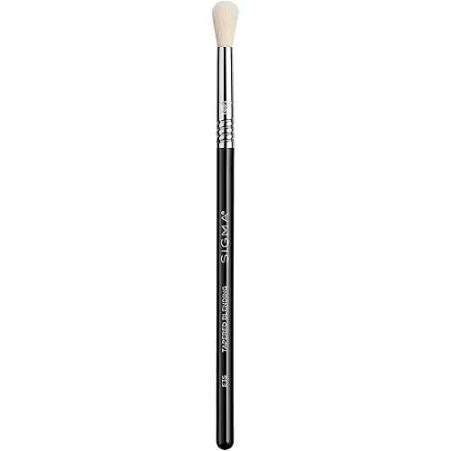 Sigma Beauty Professional E35 Tapered Blending Synthetic Eye Makeup Brush with SigmaTech® fibers for Highlighting, Lining and Blending Eyes