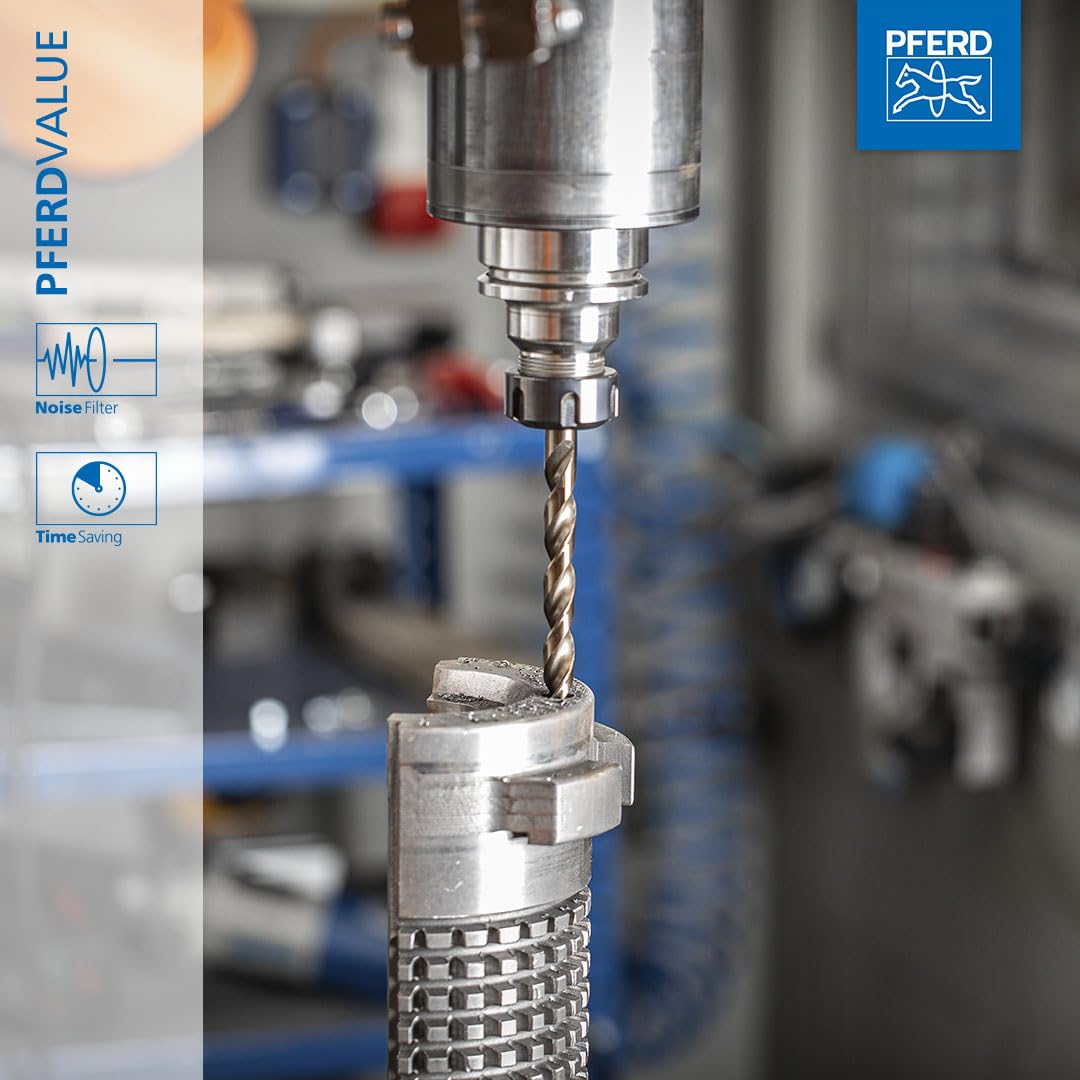 PFERD TOOLS Spiralbohrer-Set INOX, 25-tlg. | Ø 1-13 mm, HSS-E Co5 N, DIN 338, 135° | 25203704 – für zähe und harte Werkstoffe
