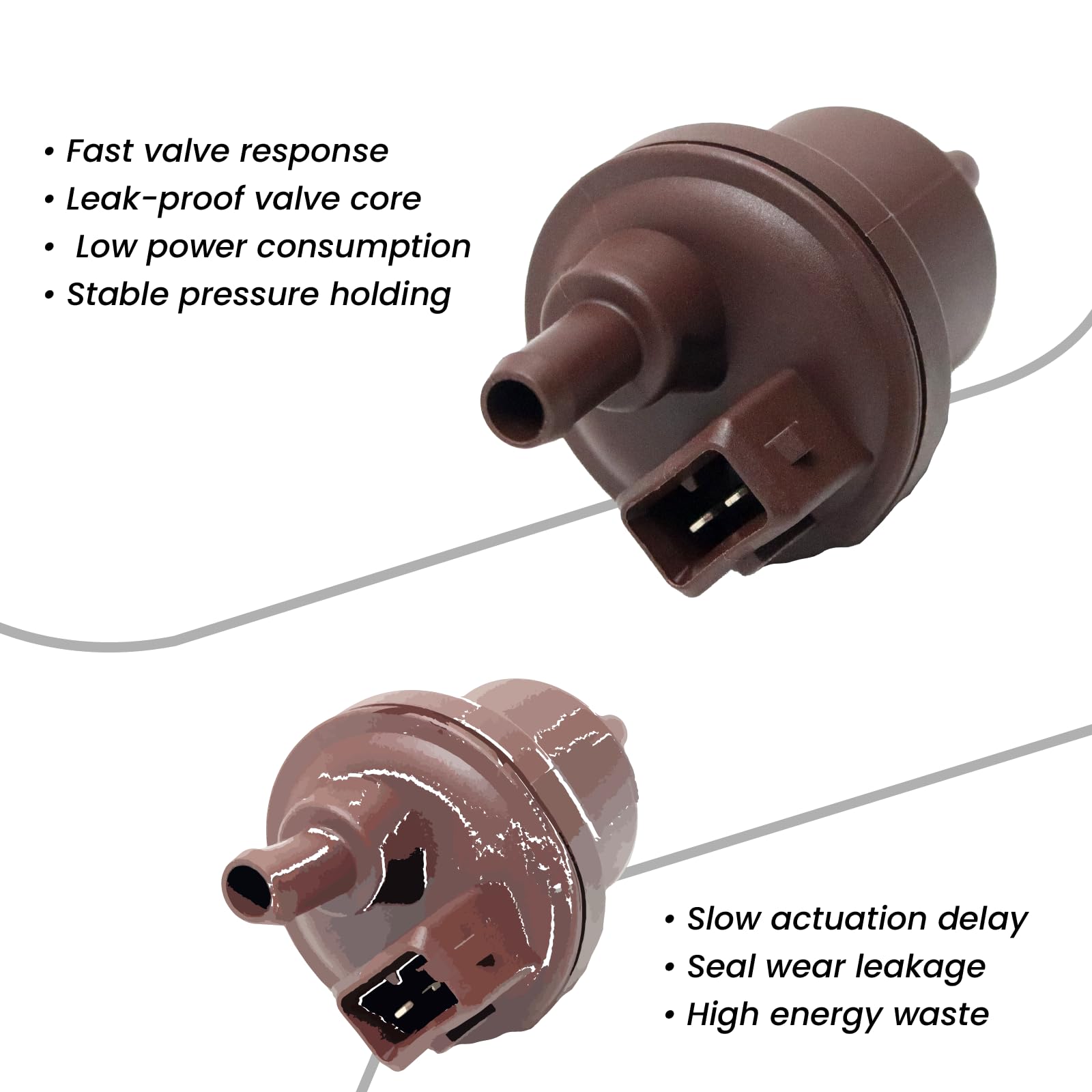 Válvula solenoide de purga de depósito para 206 207 306 307 406 407 508 607 807 Citr0en C2 C3 C4 C5 C6 C8 Bidón Electroválvula 16287G 1628.7G