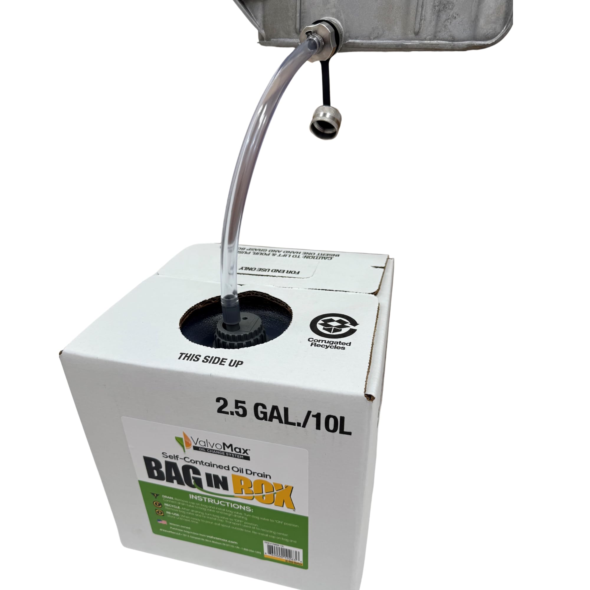 Snapklik.com : ValvoMax Oil Drain Containers Clean, No-Mess Used Oil ...