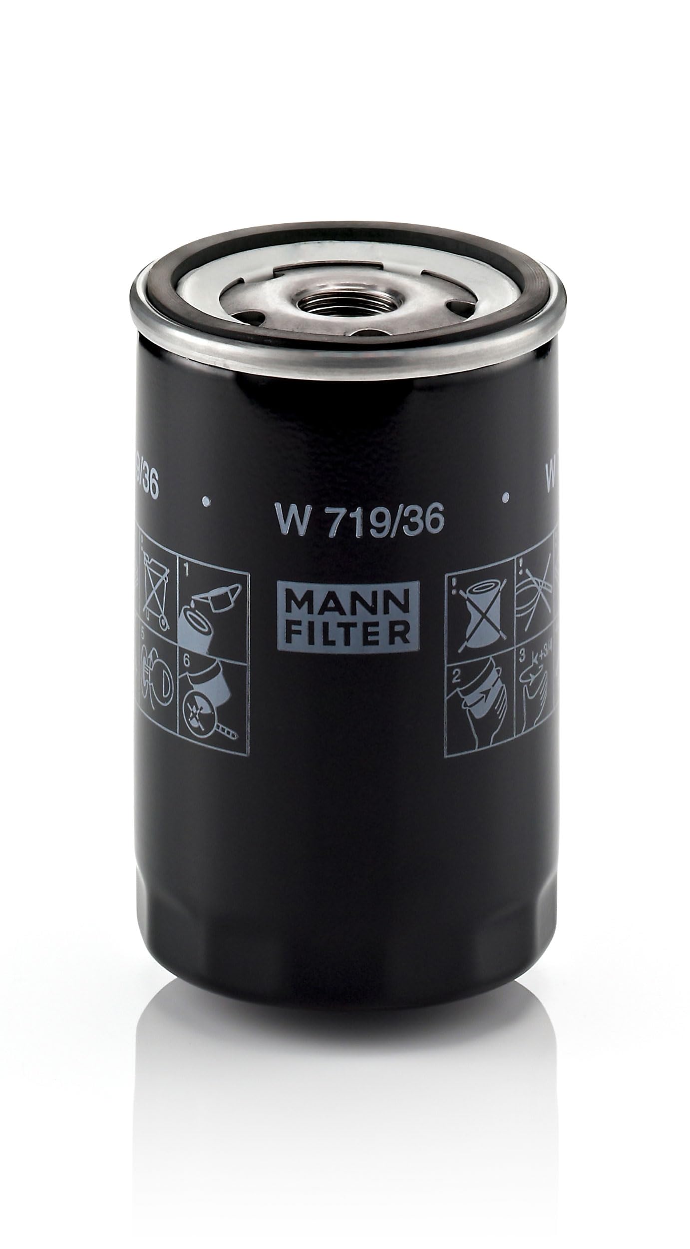 MANN-FILTER W 719/36 Oil Filter - for Cars + Transporters