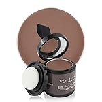 VOLLUCK Root Touch up Powder, Instant Hairline Powder for Thinning Areas and Gray Hair Coverage, Natural and Non-greasy Root Cover up for Women and Men (Auburn, 0.35 Ounce)