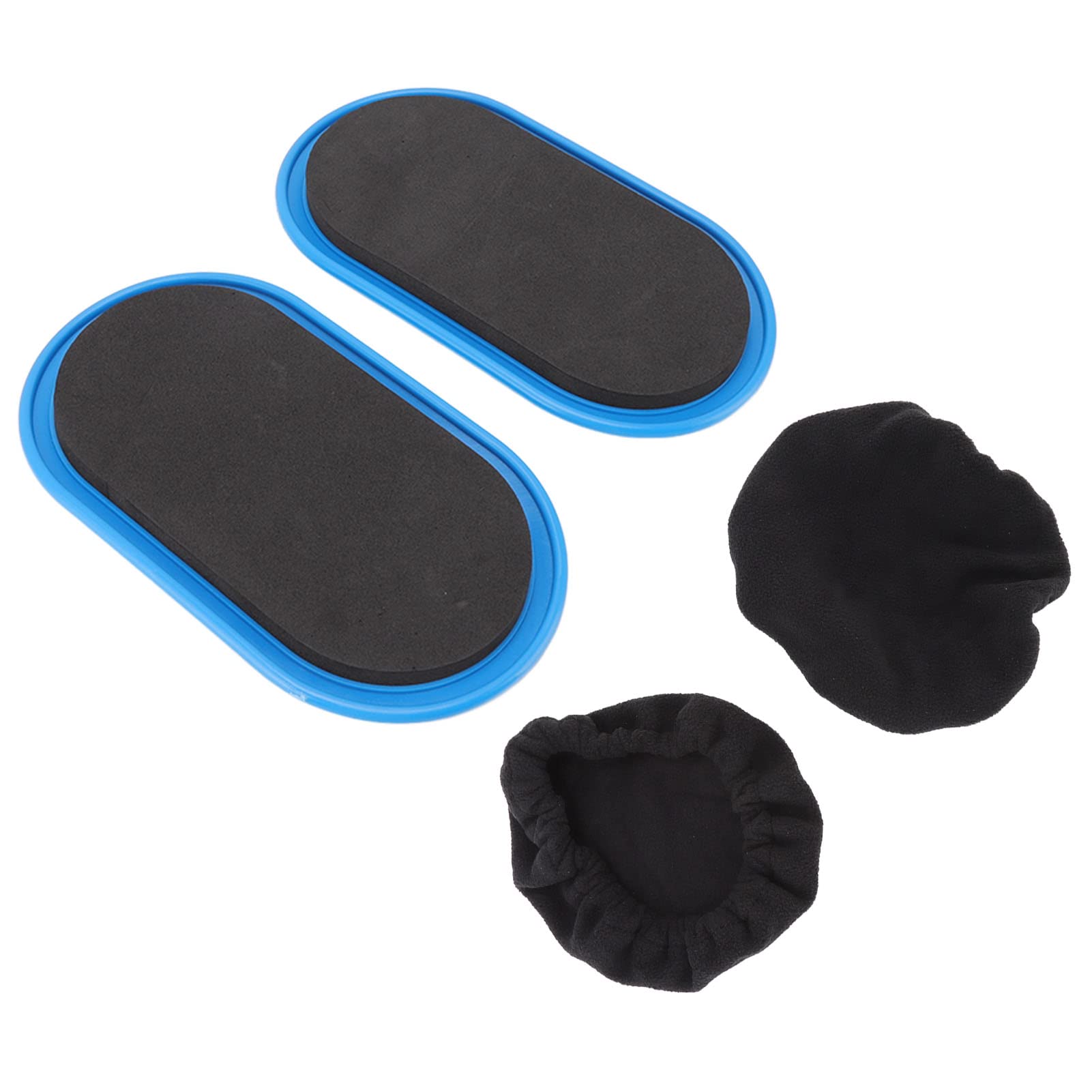 Workout Sliders, Gliding Disc Full Body Coordination Exercise Sliders Core Sliders Big Contacting Area Lightweight Hands Feet Exercise Sliders (Blue)